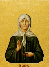 Икона Матрона Московская (Никонова) Блаженная (UV-печать)(10371)