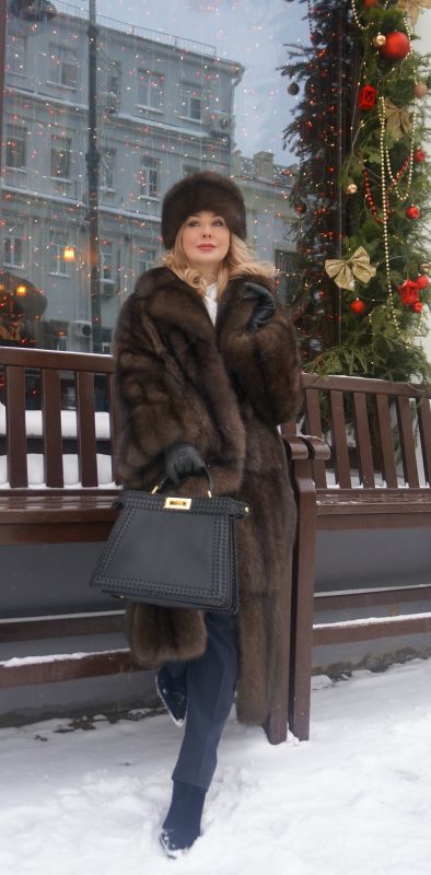 Соболь dark с высокой ст 4 седины от Скорняковой новая коллекция