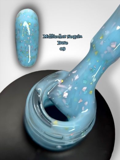MSB09  база камуфлирующая "MULTYCOLOR SEQUIN"   