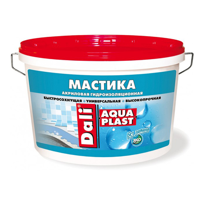 Мастика универсальная акриловая АКВАПЛАСТ, ЗАО "НПП Рогнеда" голубая, 2.5л.