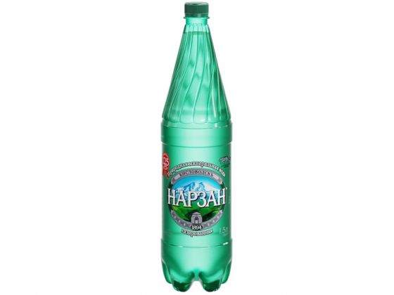 Вода лечебно-столовая «Нарзан» газированная (пэт) 1,5л