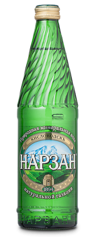 Вода лечебно-столовая «Нарзан» газированная (стекло) 0,5л