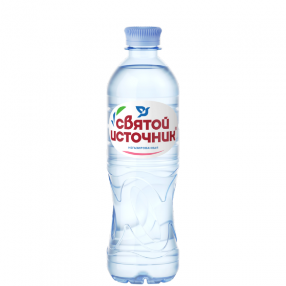 Вода питьевая «Святой Источник» не/газ (пэт) 0,5л