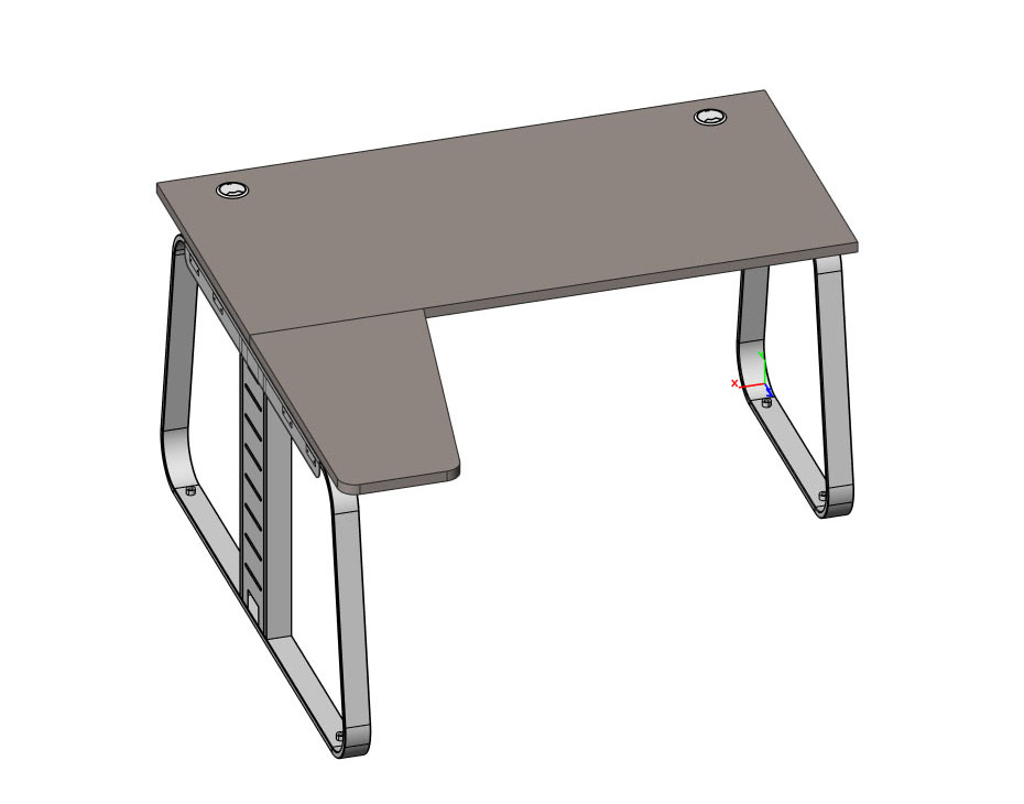 Рабочая станция малая левая  (наборная, углы прямые) 1