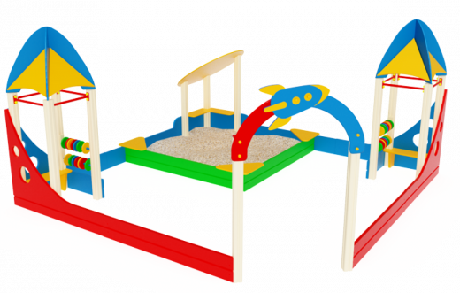 Песочный дворик космопорт 4000х3970х2250