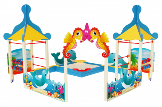 Песочный дворик морской 4500х5340х3220