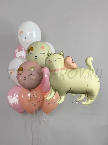 БУКЕТ ШАРОВ "ЗАМУРЧАТЕЛЬНЫЙ"  С ГЕЛИЕМ. БУКЕТ ШАРОВ "ЗАМУРЧАТЕЛЬНЫЙ"  С ГЕЛИЕМ.