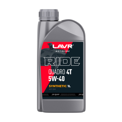 Lavr Ride Quadro 4Т 5W-40 SM Motoline, 1л