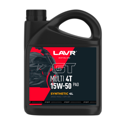 Lavr GT Multi 4T 15W-50 Motoline, 4л