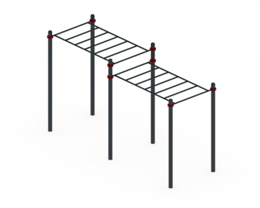 Воркаут Рукоход двойной (89) 4310х1500х2600