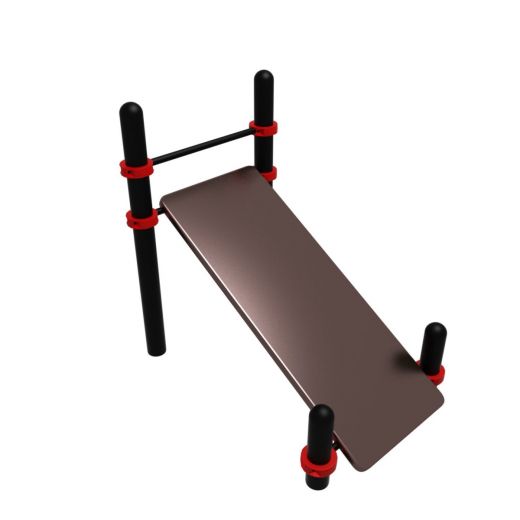 Воркаут Лавка наклонная (89) 1850х950х1500