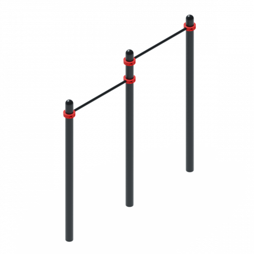 Воркаут Турник двойной (89) 2840х130х2600