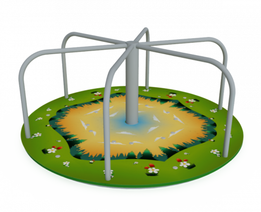 Карусель Радуга 1660х1660х800