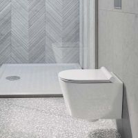 Унитаз подвесной безободковый Catalano ZERO 111460001 46x35 см смыв Tornado покрытие Cataglaze+ без крепежа цвет белый глянцевый схема 2