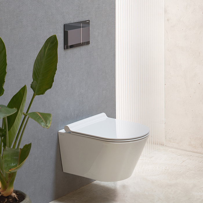 Безободковый подвесной унитаз Catalano Zero 111550001 55х35 см ФОТО