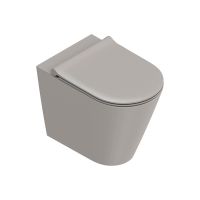 Унитаз напольный Catalano ZERO 55x35 см безободковый универс.слив смыв Tornado покрытие Cataglaze+ без крепежа схема 5