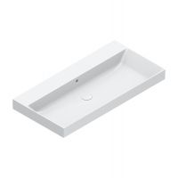 Раковина Catalano Zero 121000001 100x50 см без отверстий цвет белый глянцевый схема 1