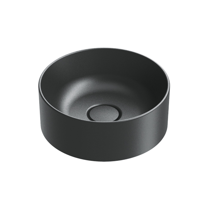 Раковина Catalano Zero 122320022 32 см накладная без отверстий цвет черный матовый