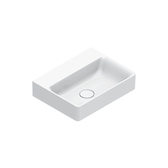 Раковина накладная Catalano GREEN 420450001 45x35 см покрытие Cataglaze+ цвет белый глянцевый схема 1