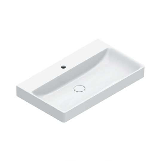 Раковина Catalano GREEN 420800001 80x47 см покрытие Cataglaze+ цвет белый глянцевый схема 2