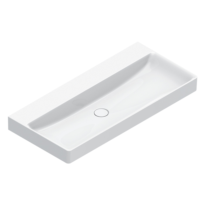 Раковина Catalano GREEN 421001001 100x47 см  покрытие Cataglaze+ цвет белый глянцевый