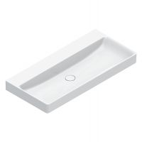 Раковина Catalano GREEN 421001001 100x47 см  покрытие Cataglaze+ цвет белый глянцевый схема 1