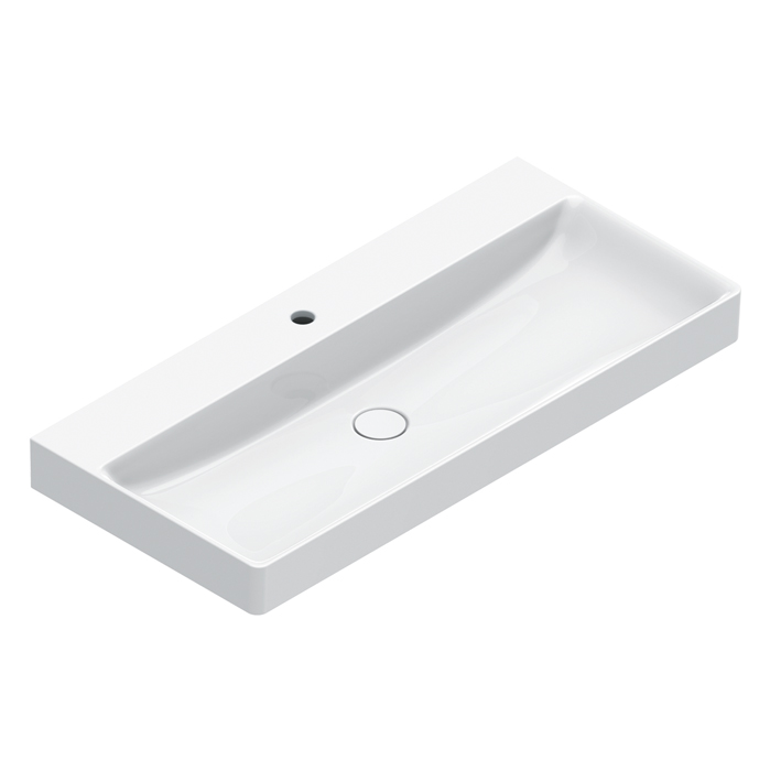 Раковина Catalano GREEN 421001001 100x47 см  покрытие Cataglaze+ цвет белый глянцевый ФОТО