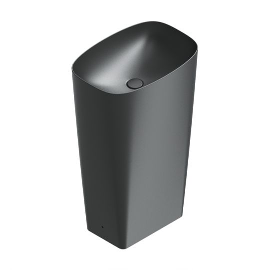 Раковина отдельностоящая Catalano GREEN 55x38х85 см слив в пол схема 3