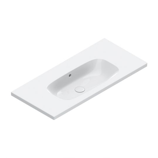 Раковина встраиваемая/подвесная Catalano Alvea 100x46 см покрытие Cataglaze+ цвет белый глянцевый схема 1 Раковина встраиваемая/подвесная Catalano Alvea 100x46 см покрытие Cataglaze+ цвет белый глянцевый схема 1