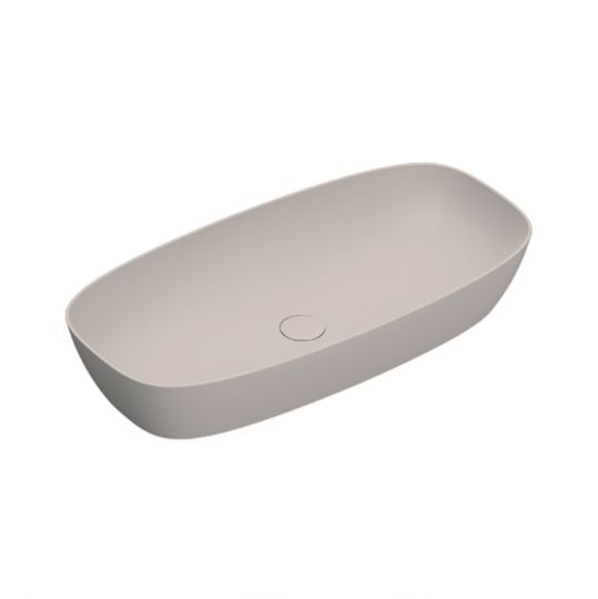 Раковина накладная Catalano Alvea 80x40 см без отв. под смеситель покрытие Cataglaze+ схема 8