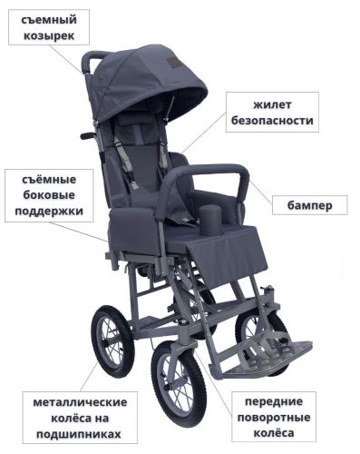 Прогулочная инвалидная коляска "Вета"