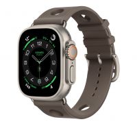 Часы Apple Watch Hermès Ultra 3 GPS + Cellular 49mm Titanium Case with Gris Titane Scub’H Diving - оригинал