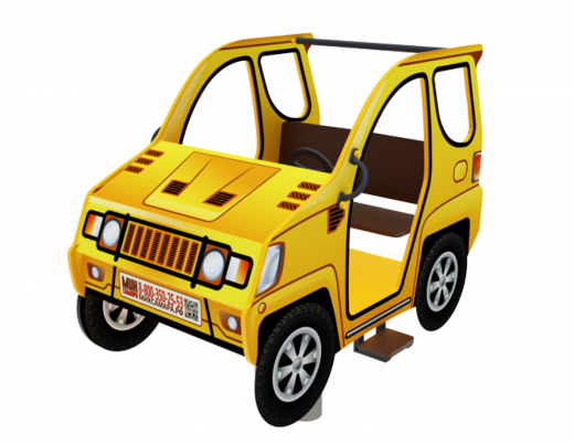 Качалка Джип двухместный 1440х1100х1280