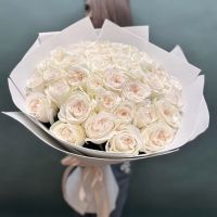 35 Пионовидных роз Вайт охара