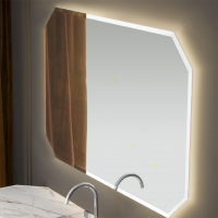 Зеркало VITAGE Milldue edition CRYSTAL 108х90х3 см со светодиодной подсветкой схема 1