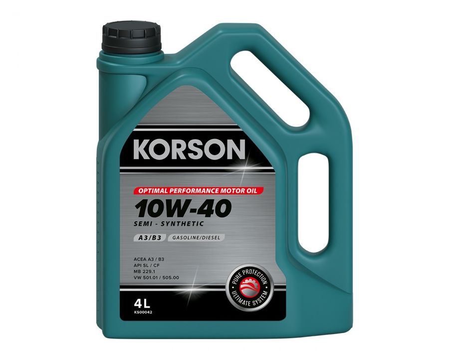 Korson Semi - Synthetic 10W⁠-⁠40 A3/B3, 4л