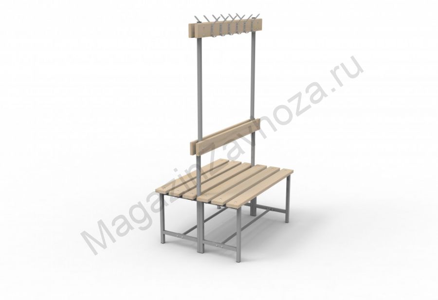 Скамья СВТ-4(2) (двойная, с крючками)