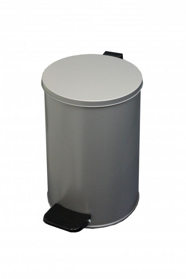 Урна с педалью 10 л серый