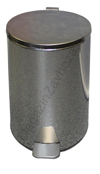 Урна с педалью 20 л хром