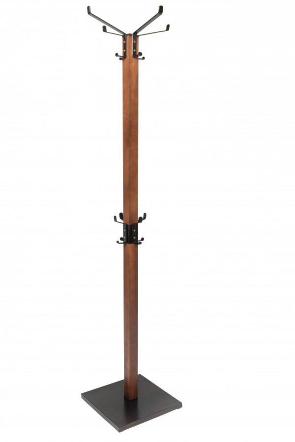Вешалка напольная Карина-1 орех/бронзовый антик