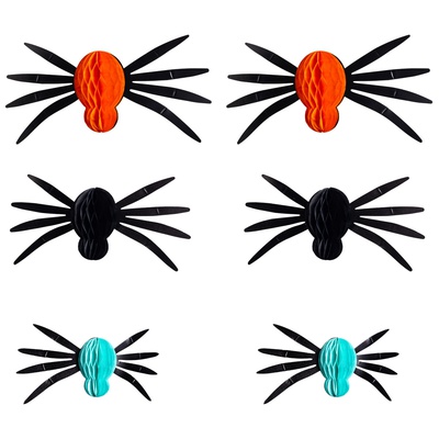 Набор подвесных пауков (6 шт)