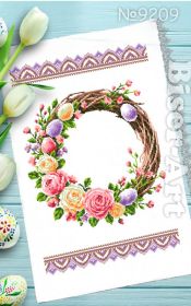 9209 Biser-Art. Пасхальный рушник