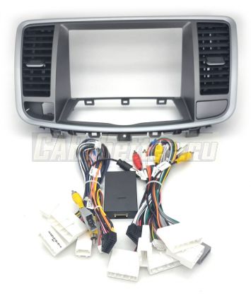 Рамка переходная и проводка Nissan Teana 2008-2014, максимальная сборка для Ownice, Teyes, Mekede (SF-9702)