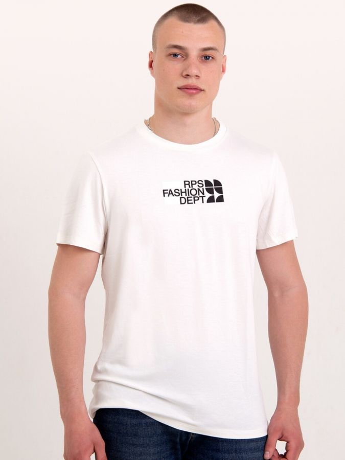 Футболка спортивная с принтом 235MLK [белый]