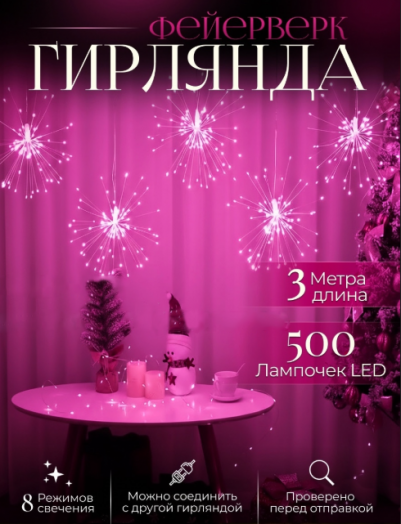 Гирлянда Фейерверк 50881
