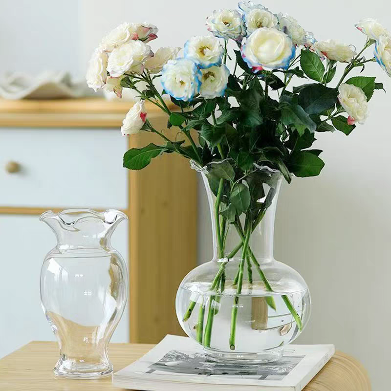 Ваза стекло D 14 * H 23 см, цвет прозрачный