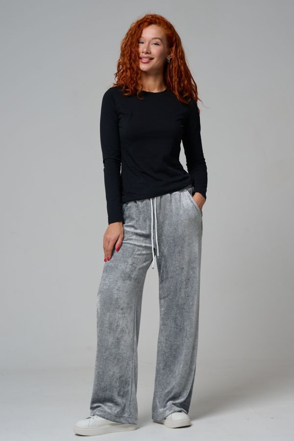 67190 брюки женские [серый]