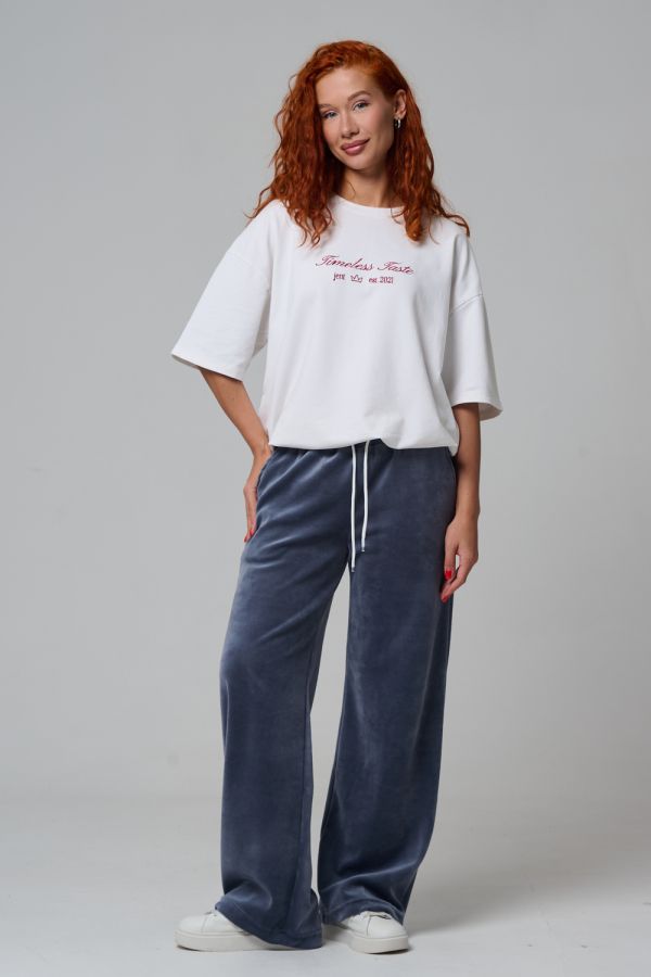 67190 брюки женские [темно-серый]