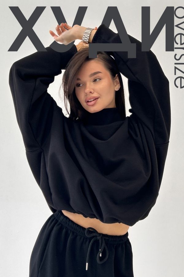 Худи оверсайз [черный]