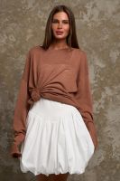 Лонгслив Флам [коричневый]